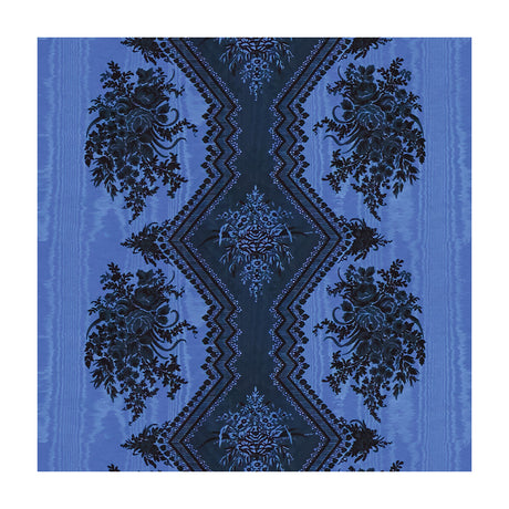 BRUNSCHWIG & FILS 8015137.5.0 COPPELIA MOIRE BLEU Fabric - Eade's Wallpaper