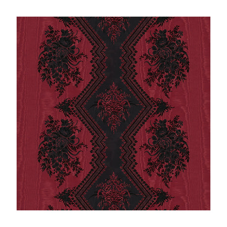 BRUNSCHWIG & FILS 8015137.9.0 COPPELIA MOIRE ROUGE Fabric - Eade's Wallpaper
