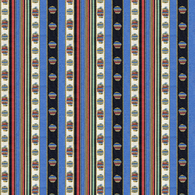 BRUNSCHWIG & FILS 8015143.519.0 RAYURE MOIRE BLEU Fabric - Eade's Wallpaper