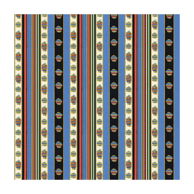 BRUNSCHWIG & FILS 8015144.519.0 RAYURE PERCALE BLEU Fabric - Eade's Wallpaper
