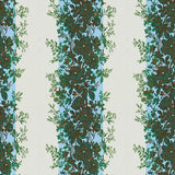 BRUNSCHWIG & FILS 8015145.5.0 RAYURE FLEURIE BLUE/GREEN Fabric - Eade's Wallpaper