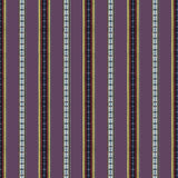BRUNSCHWIG & FILS 8015147.10.0 RAYURE BRODERIE AUBERGINE Fabric - Eade's Wallpaper