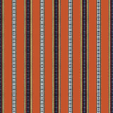 BRUNSCHWIG & FILS 8015147.12.0 RAYURE BRODERIE ORANGE Fabric - Eade's Wallpaper