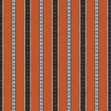 BRUNSCHWIG & FILS 8015147.12.0 RAYURE BRODERIE ORANGE Fabric - Eade's Wallpaper