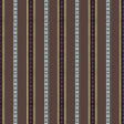 BRUNSCHWIG & FILS 8015147.6.0 RAYURE BRODERIE BRUN Fabric - Eade's Wallpaper