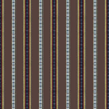 BRUNSCHWIG & FILS 8015147.6.0 RAYURE BRODERIE BRUN Fabric - Eade's Wallpaper
