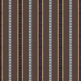 BRUNSCHWIG & FILS 8015147.6.0 RAYURE BRODERIE BRUN Fabric - Eade's Wallpaper