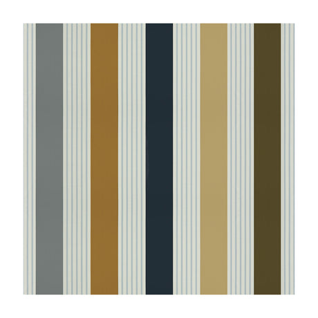 BRUNSCHWIG & FILS 8015148.868.0 EVARISTE STRIPE GREY/NL Fabric - Eade's Wallpaper