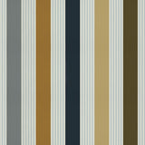 BRUNSCHWIG & FILS 8015148.868.0 EVARISTE STRIPE GREY/NL Fabric - Eade's Wallpaper