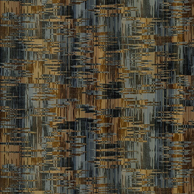BRUNSCHWIG & FILS 8015159.408.0 AMAURI VELVET GILT/LEAD Fabric - Eade's Wallpaper