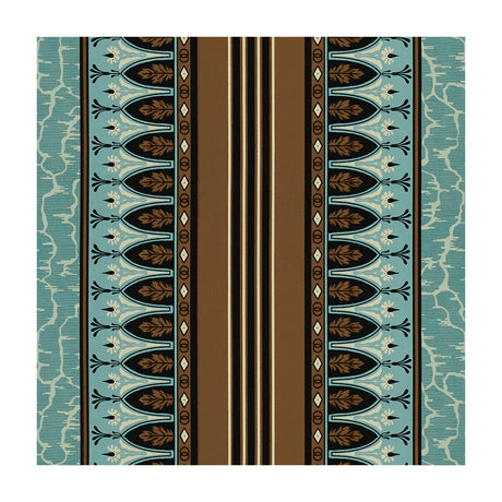 BRUNSCHWIG & FILS 8015166.635.0 LOLA MONTEZ TURQUOISE Fabric - Eade's Wallpaper