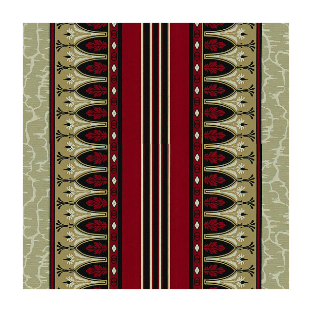 BRUNSCHWIG & FILS 8015166.9.0 LOLA MONTEZ RED Fabric - Eade's Wallpaper