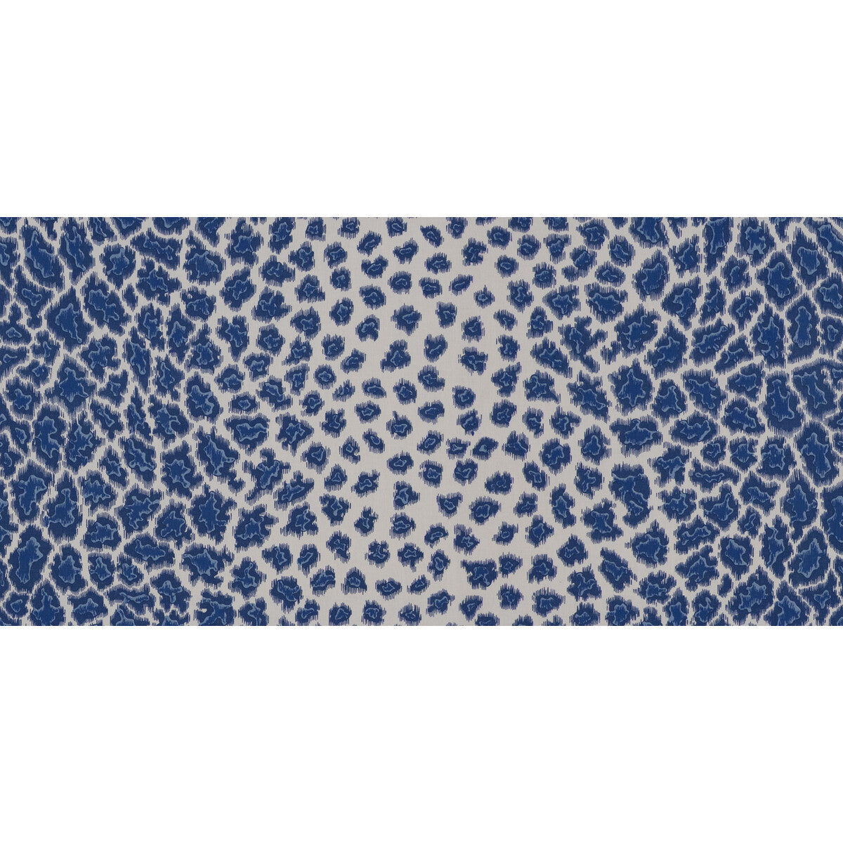 BRUNSCHWIG & FILS 8015170.50.0 ENGLISH LEOPARD SAPPHIRE Fabric - Eade's Wallpaper
