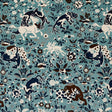 Schumacher Saint Ambrose Velvet Cadet Fabric - Eade's Wallpaper