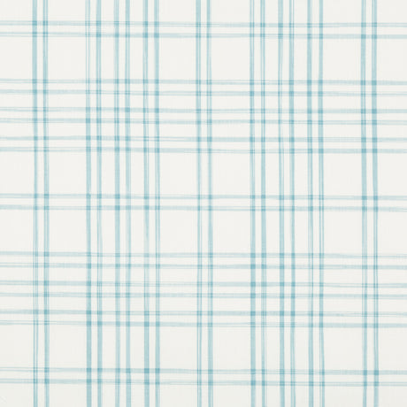 BRUNSCHWIG & FILS 8017100.13.0 BANON PLAID TURQUOISE Fabric - Eade's Wallpaper