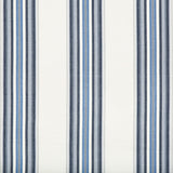 BRUNSCHWIG & FILS 8017101.505.0 VERDON STRIPE INDIGO/SKY Fabric - Eade's Wallpaper