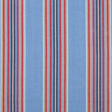 BRUNSCHWIG & FILS 8017101.519.0 VERDON STRIPE BLUE/RED Fabric - Eade's Wallpaper