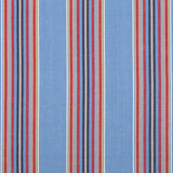 BRUNSCHWIG & FILS 8017101.519.0 VERDON STRIPE BLUE/RED Fabric - Eade's Wallpaper