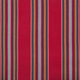 BRUNSCHWIG & FILS 8017101.950.0 VERDON STRIPE RED/NAVY Fabric - Eade's Wallpaper
