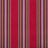 BRUNSCHWIG & FILS 8017101.950.0 VERDON STRIPE RED/NAVY Fabric - Eade's Wallpaper