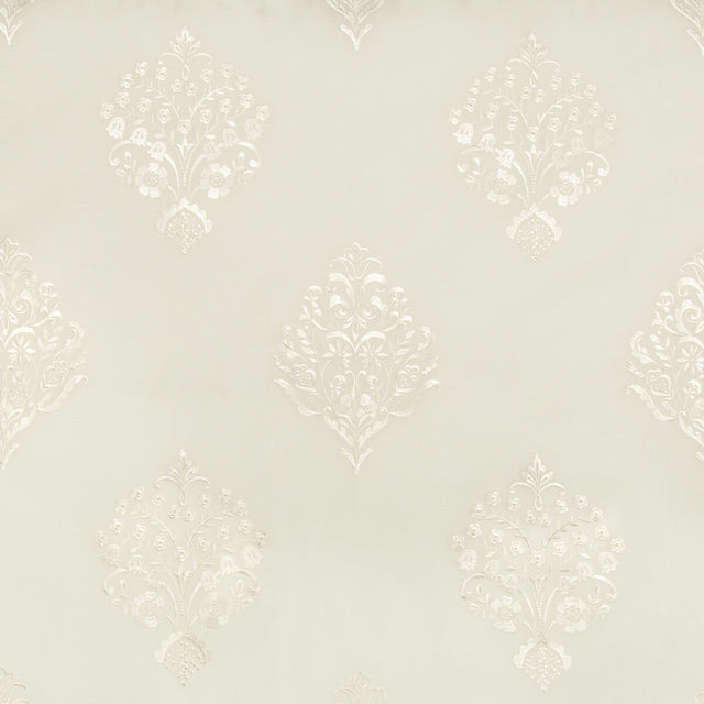 BRUNSCHWIG & FILS 8017110.101.0 CATULLE SHEER WHITE Fabric - Eade's Wallpaper