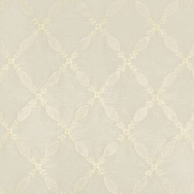 BRUNSCHWIG & FILS 8017114.101.0 OLIVEIRA SHEER WHITE Fabric - Eade's Wallpaper