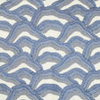 BRUNSCHWIG & FILS 8017127.50.0 LES RIZIERES EMB ROYAL/NAVY Fabric - Eade's Wallpaper
