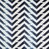 BRUNSCHWIG & FILS 8017128.50.0 LES VAGUES EMB SKY/ROYAL Fabric - Eade's Wallpaper