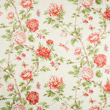 BRUNSCHWIG & FILS 8017135.9.0 LES PIVOINES PRINT RED Fabric - Eade's Wallpaper