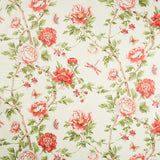 BRUNSCHWIG & FILS 8017135.9.0 LES PIVOINES PRINT RED Fabric - Eade's Wallpaper