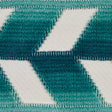 Schumacher 80181 CHEVRON STRIE VELVET TAPE in PEACOCK Trim -