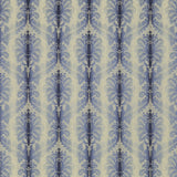 BRUNSCHWIG & FILS 8018106.5.0 POIVRE DAMASK INDIGO/SKY Fabric - Eade's Wallpaper
