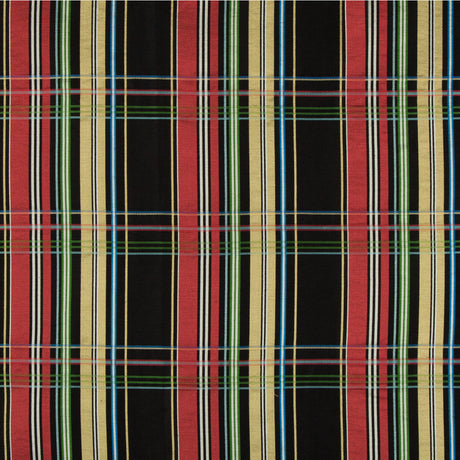BRUNSCHWIG & FILS 8018108.8.0 LA COMELLE PLAID ONYX Fabric - Eade's Wallpaper
