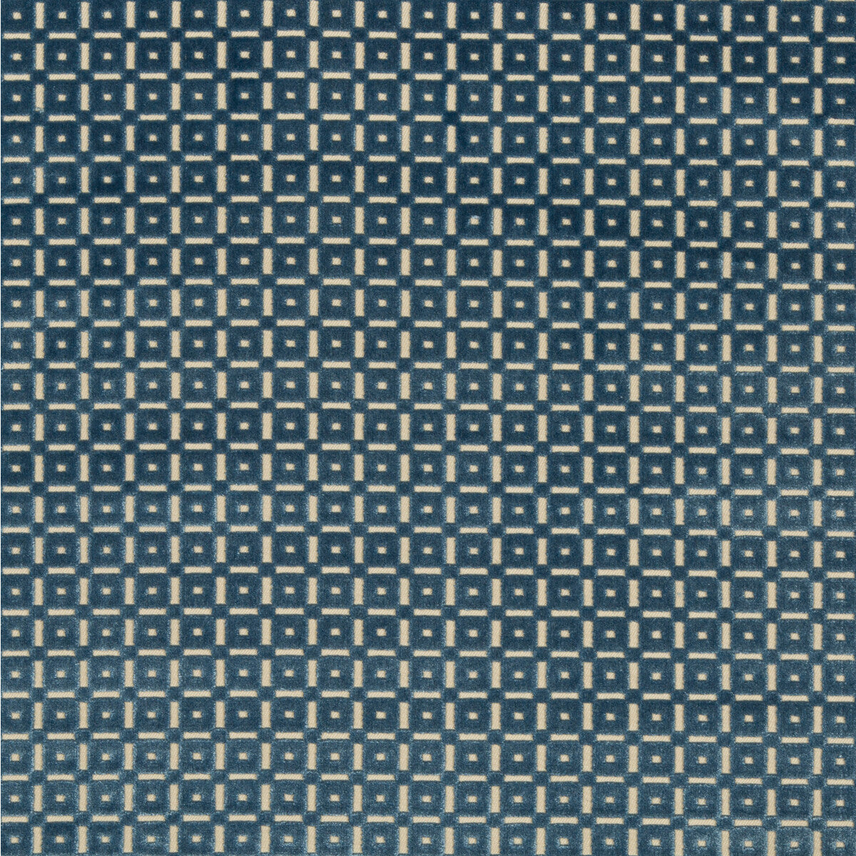 BRUNSCHWIG & FILS 8018110.5.0 SAVANNE VELVET BLUE Fabric - Eade's Wallpaper