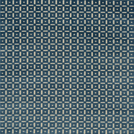 BRUNSCHWIG & FILS 8018110.5.0 SAVANNE VELVET BLUE Fabric - Eade's Wallpaper