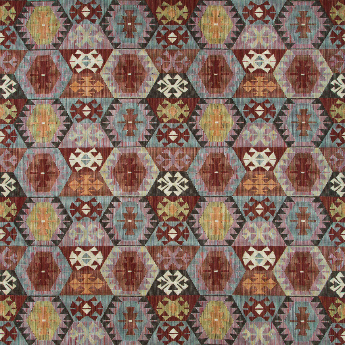 BRUNSCHWIG & FILS 8018112.139.0 ISPAHAN SPICE Fabric - Eade's Wallpaper