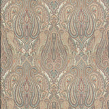 BRUNSCHWIG & FILS 8018113.195.0 AORIA PAISLEY RED/INDIGO Fabric - Eade's Wallpaper