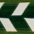 Schumacher 80182 CHEVRON STRIE VELVET TAPE in EMERALD Trim -
