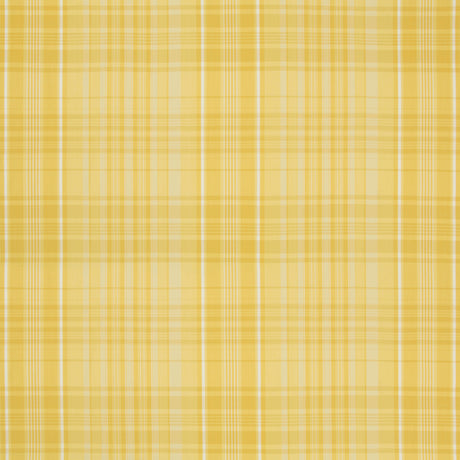 BRUNSCHWIG & FILS 8019101.40.0 GUERNSEY CHECK YELLOW Fabric - Eade's Wallpaper