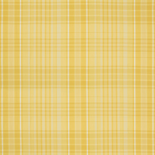 BRUNSCHWIG & FILS 8019101.40.0 GUERNSEY CHECK YELLOW Fabric - Eade's Wallpaper