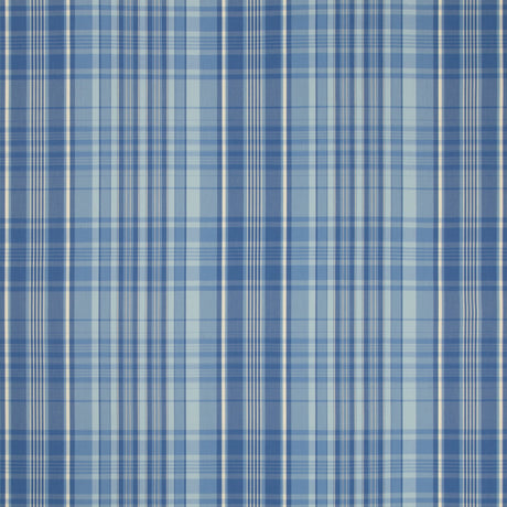 BRUNSCHWIG & FILS 8019101.5.0 GUERNSEY CHECK BLUE Fabric - Eade's Wallpaper