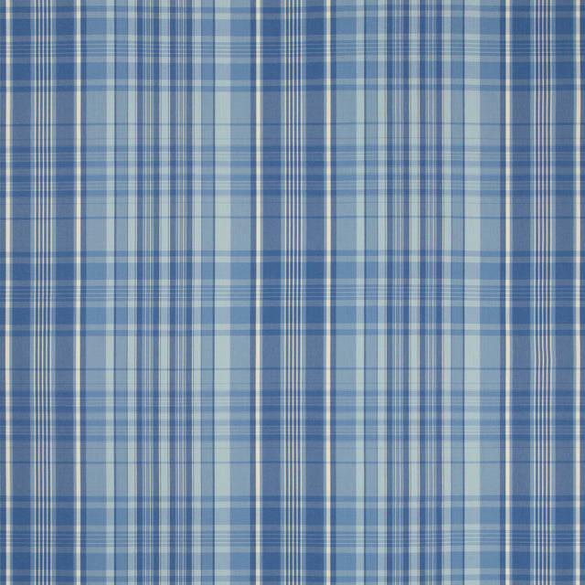 BRUNSCHWIG & FILS 8019101.5.0 GUERNSEY CHECK BLUE Fabric - Eade's Wallpaper