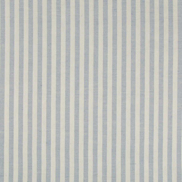 BRUNSCHWIG & FILS 8019102.5.0 ROLLO STRIPE DENIM Fabric - Eade's Wallpaper