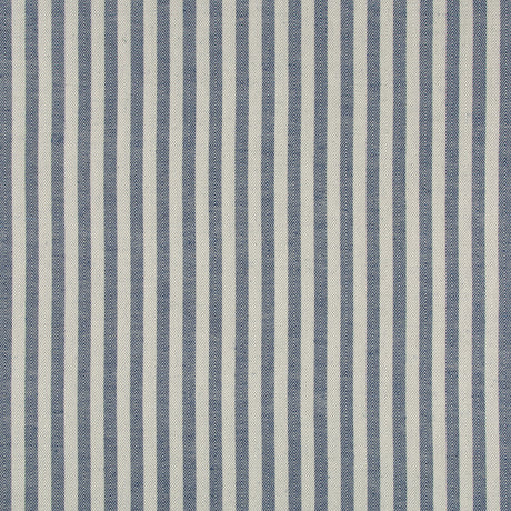 BRUNSCHWIG & FILS 8019102.50.0 ROLLO STRIPE INDIGO Fabric - Eade's Wallpaper