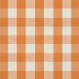 BRUNSCHWIG & FILS 8019105.12.0 LACKLAND CHECK ORANGE Fabric - Eade's Wallpaper