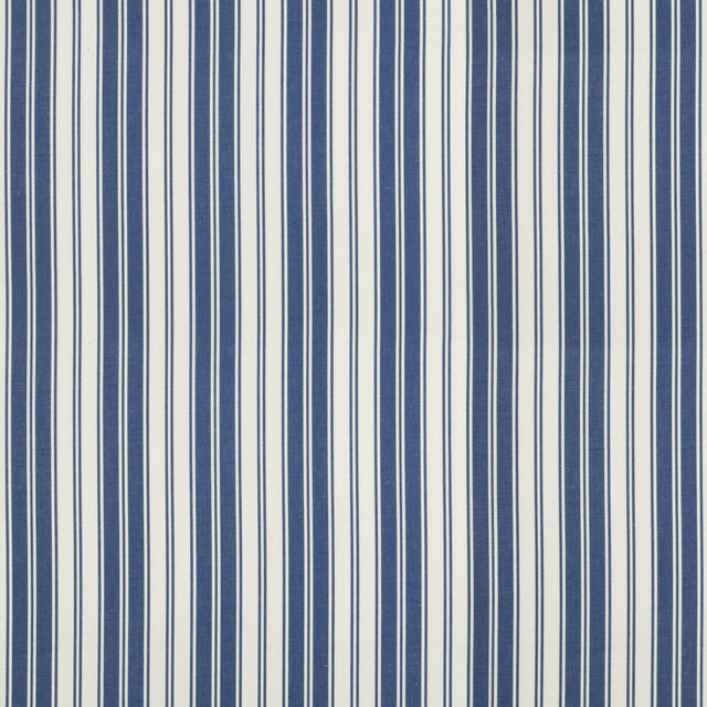 BRUNSCHWIG & FILS 8019106.5.0 AUDEMAR STRIPE BLUE Fabric - Eade's Wallpaper