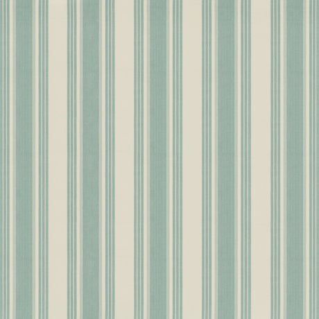 BRUNSCHWIG & FILS 8019110.13.0 COLMAR STRIPE AQUA Fabric - Eade's Wallpaper