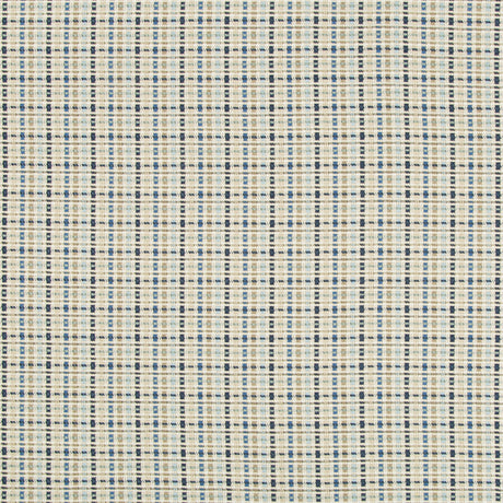 BRUNSCHWIG & FILS 8019121.516.0 MAROLLEN TEXTURE BLUE/TAN Fabric - Eade's Wallpaper