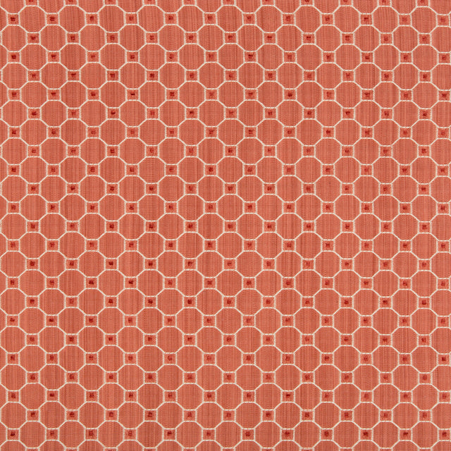 BRUNSCHWIG & FILS 8019123.197.0 TANNEURS WOVEN CORAL Fabric - Eade's Wallpaper