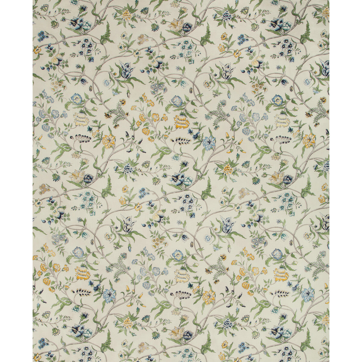 BRUNSCHWIG & FILS 8019127.534.0 MENARS II MARINE Fabric - Eade's Wallpaper